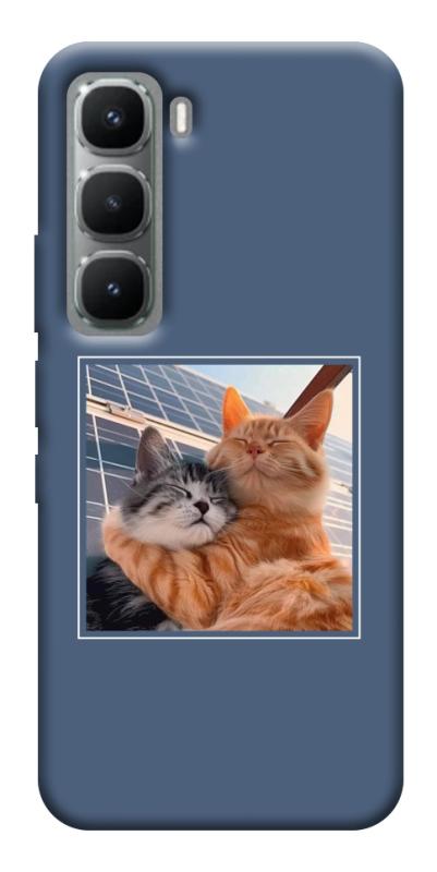 Чехол itsPrint Кошачья нежность для Infinix Hot 60 Pro, животные, купить оптом с доставкой