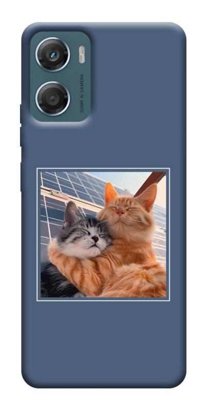 Чехол itsPrint Кошачья нежность для Motorola Moto G06, животные, купить оптом с доставкой