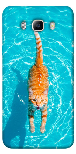 Чехол itsPrint Cat swimming для Samsung J710F Galaxy J7 (2016)