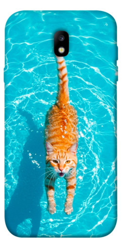 Чехол itsPrint Cat swimming для Samsung J730 Galaxy J7 (2017)
