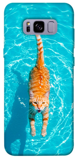 Чехол itsPrint Cat swimming для Samsung G955 Galaxy S8 Plus