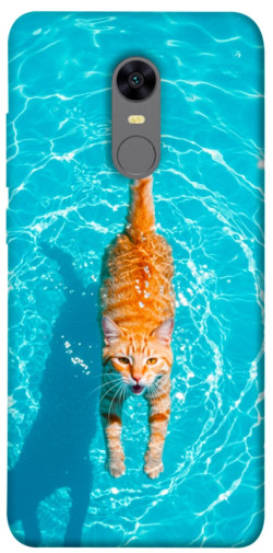 Чехол itsPrint Cat swimming для Xiaomi Redmi 5 Plus / Redmi Note 5 (Single Camera)