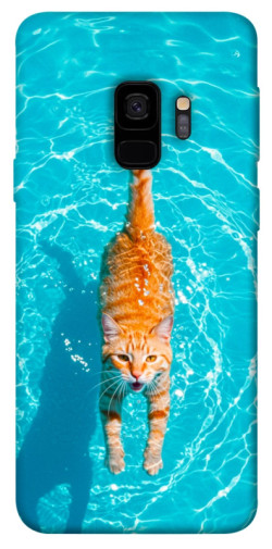 Чехол itsPrint Cat swimming для Samsung Galaxy S9