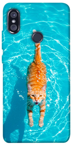 Чехол itsPrint Cat swimming для Xiaomi Redmi Note 5 Pro / Note 5 (AI Dual Camera)