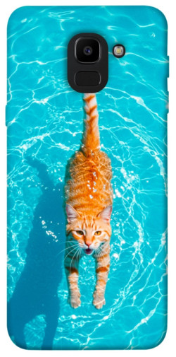 Чехол itsPrint Cat swimming для Samsung J600F Galaxy J6 (2018)