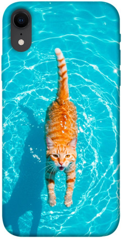 Чехол itsPrint Cat swimming для Apple iPhone XR (6.1")