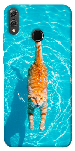 Чохол itsPrint Cat swimming для Huawei Honor 8X