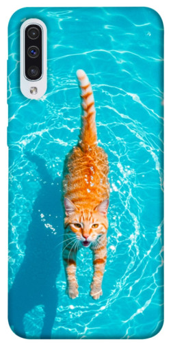 Чехол itsPrint Cat swimming для Samsung Galaxy A50 (A505F) / A50s / A30s