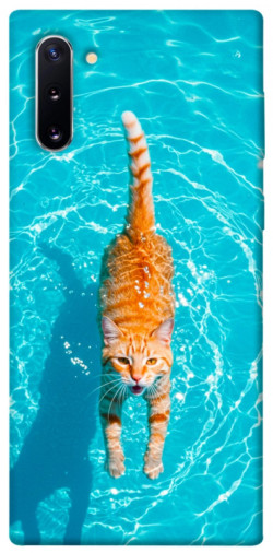Чехол itsPrint Cat swimming для Samsung Galaxy Note 10