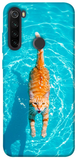 Чехол itsPrint Cat swimming для Xiaomi Redmi Note 8T