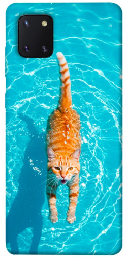 Чехол itsPrint Cat swimming для Samsung Galaxy Note 10 Lite (A81)