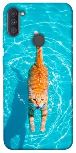 Чехол itsPrint Cat swimming для Samsung Galaxy A11