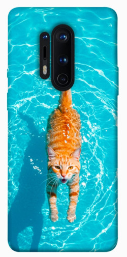 Чехол itsPrint Cat swimming для OnePlus 8 Pro