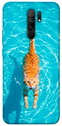 Чехол itsPrint Cat swimming для Xiaomi Redmi 9