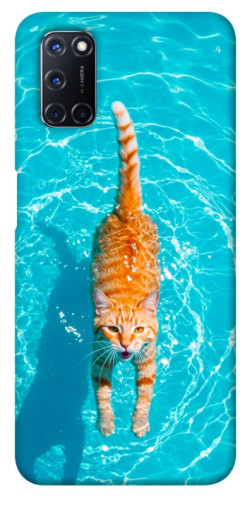 Чехол itsPrint Cat swimming для Oppo A52 / A72 / A92