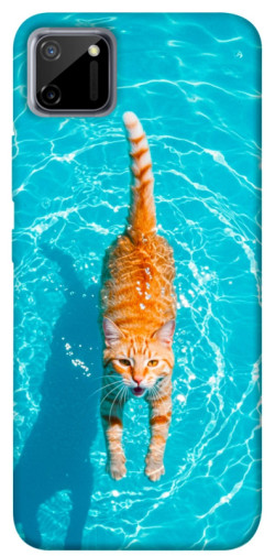 Чехол itsPrint Cat swimming для Realme C11