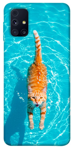 Чехол itsPrint Cat swimming для Samsung Galaxy M31s