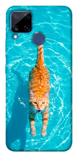 Чехол itsPrint Cat swimming для Realme C15