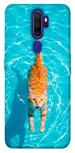 Чохол itsPrint Cat swimming для Oppo A5 (2020) / Oppo A9 (2020)