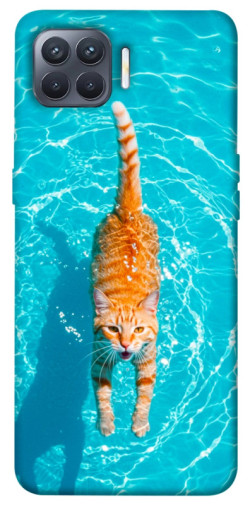 Чехол itsPrint Cat swimming для Oppo Reno 4 Lite