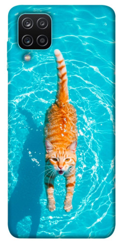 Чехол itsPrint Cat swimming для Samsung Galaxy A12