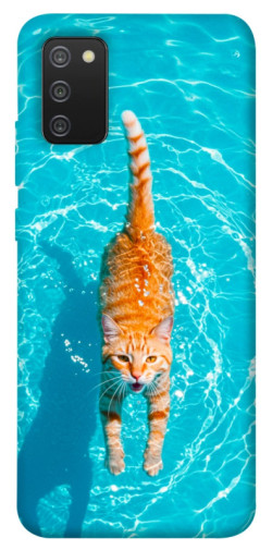 Чехол itsPrint Cat swimming для Samsung Galaxy A02s