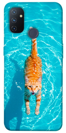 Чехол itsPrint Cat swimming для OnePlus Nord N100
