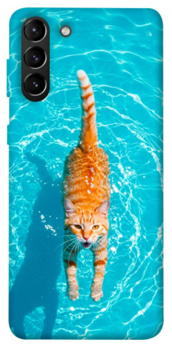 Чехол itsPrint Cat swimming для Samsung Galaxy S21+