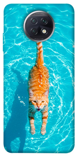 Чехол itsPrint Cat swimming для Xiaomi Redmi Note 9 5G / Note 9T