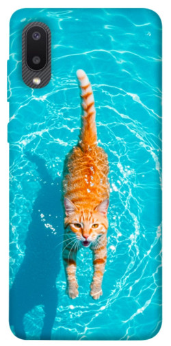 Чехол itsPrint Cat swimming для Samsung Galaxy A02