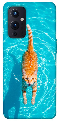 Чехол itsPrint Cat swimming для OnePlus 9