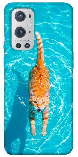 Чехол itsPrint Cat swimming для OnePlus 9 Pro