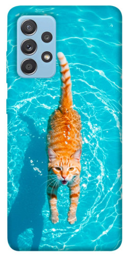 Чехол itsPrint Cat swimming для Samsung Galaxy A52 4G / A52 5G