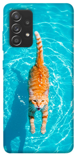 Чехол itsPrint Cat swimming для Samsung Galaxy A72 4G / A72 5G