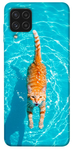 Чехол itsPrint Cat swimming для Samsung Galaxy A22 4G