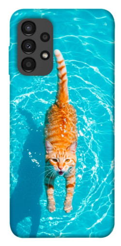 Чехол itsPrint Cat swimming для Samsung Galaxy A13 4G