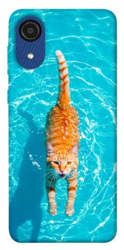 Чехол itsPrint Cat swimming для Samsung Galaxy A03 Core