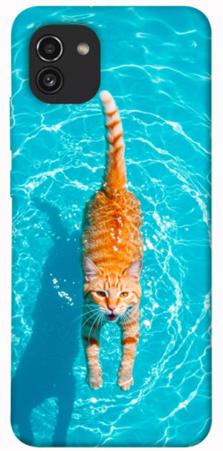 Чехол itsPrint Cat swimming для Samsung Galaxy A03