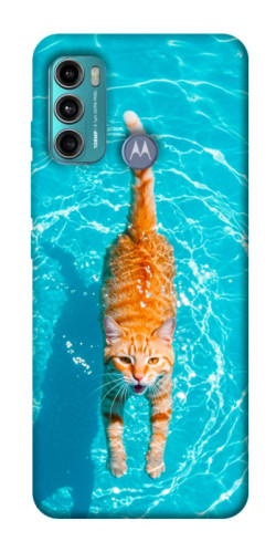 Чехол itsPrint Cat swimming для Motorola Moto G60
