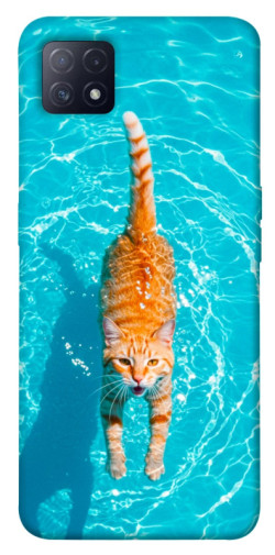 Чехол itsPrint Cat swimming для Oppo A72 5G / A73 5G