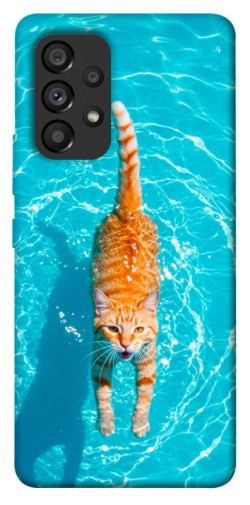Чехол itsPrint Cat swimming для Samsung Galaxy A53 5G