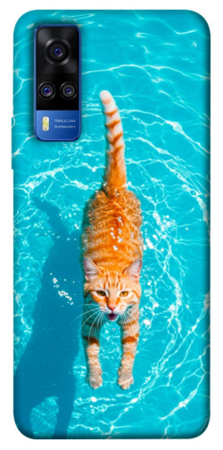 Чехол itsPrint Cat swimming для Vivo Y51a