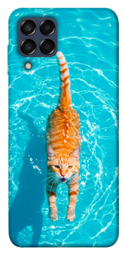 Чехол itsPrint Cat swimming для Samsung Galaxy M33 5G