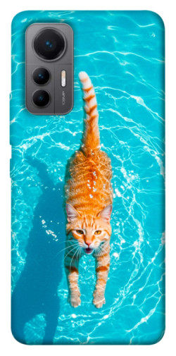 Чехол itsPrint Cat swimming для Xiaomi 12 Lite