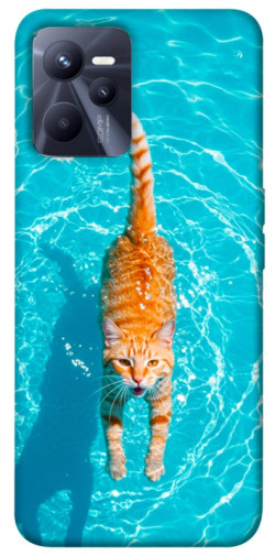 Чехол itsPrint Cat swimming для Realme C35