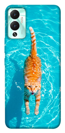 Чехол itsPrint Cat swimming для Infinix Hot 12 Play