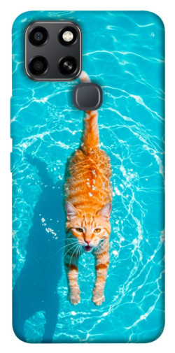 Чехол itsPrint Cat swimming для Infinix Smart 6