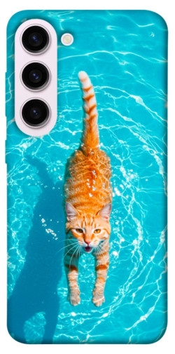 Чехол itsPrint Cat swimming для Samsung Galaxy S23+