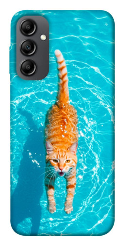 Чехол itsPrint Cat swimming для Samsung Galaxy A14 4G/5G