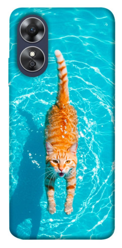 Чехол itsPrint Cat swimming для Oppo A17